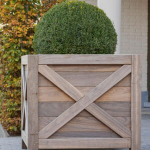 Bac et jardinière bois