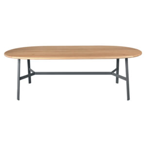 TABLE CHÊNE OVALE 220 X 95 CM